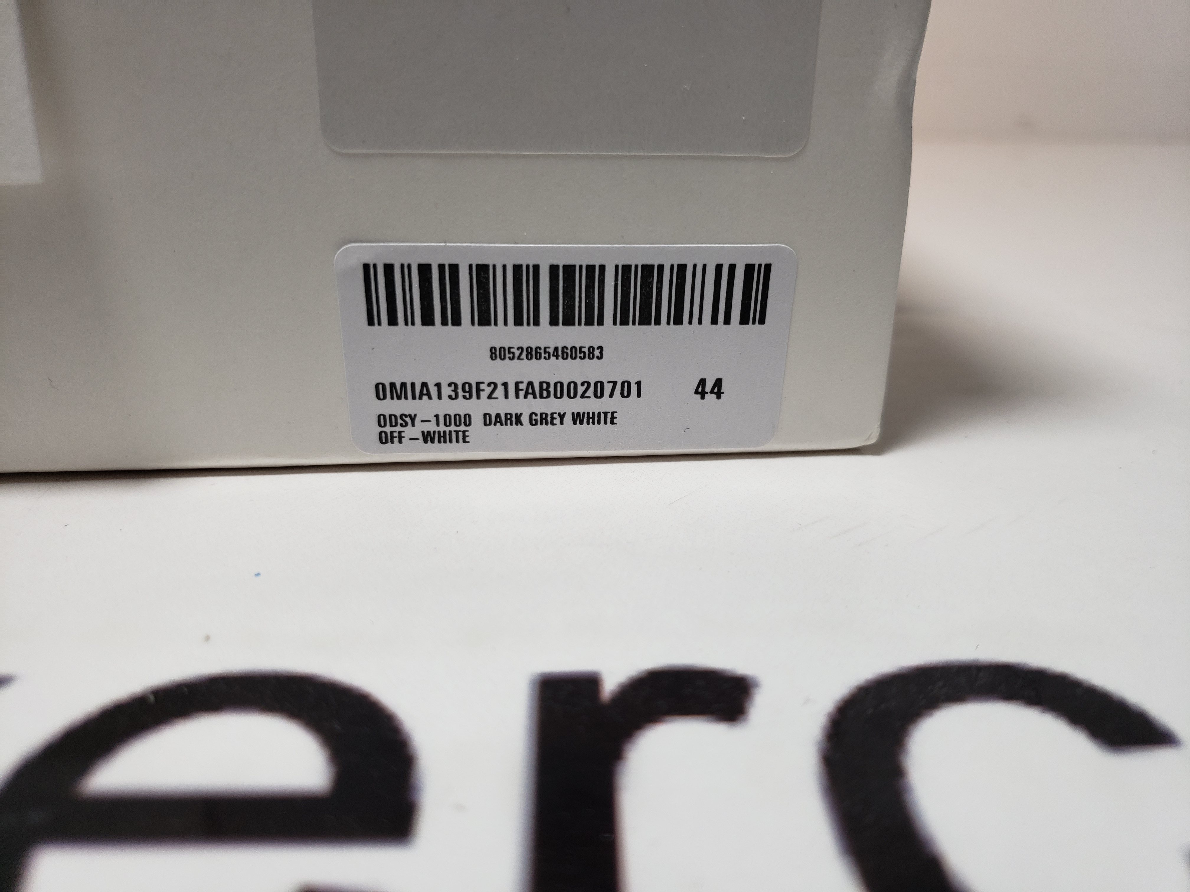 PKGoden OFF-WHITE Out Of Deep gray white OMIA139C 99FAB00 20701