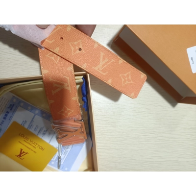 Louis Vuitton 'LV Initiales Monogram Belt Orange 02