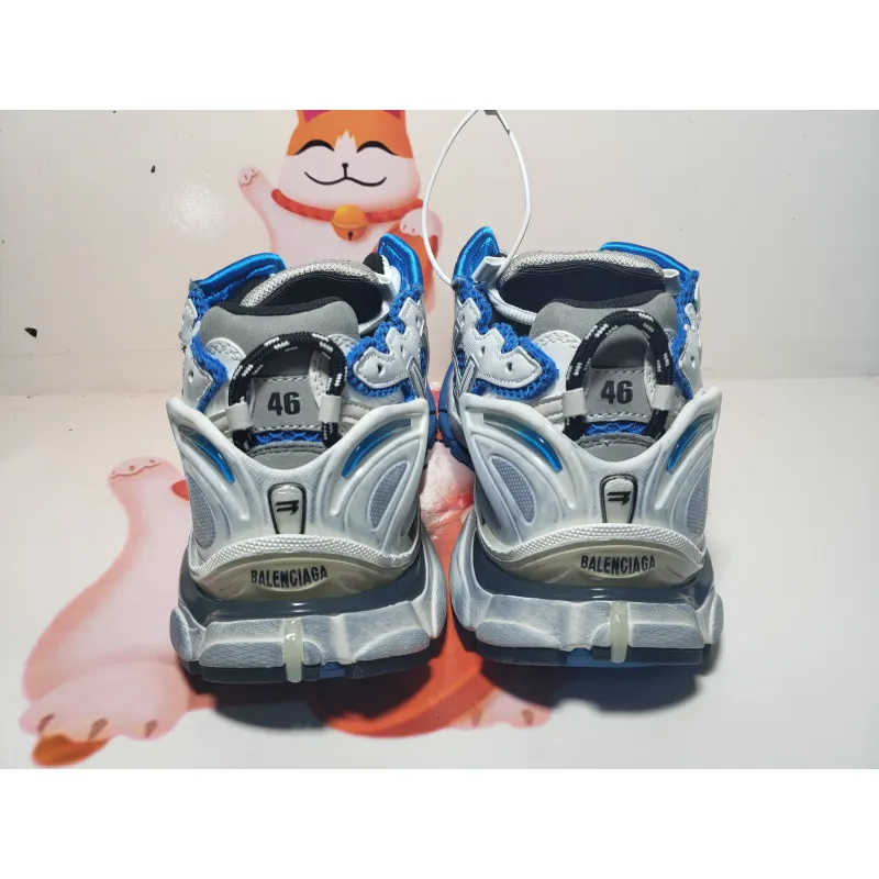 Balenciaga Runner White Blue 677403W3RB34912