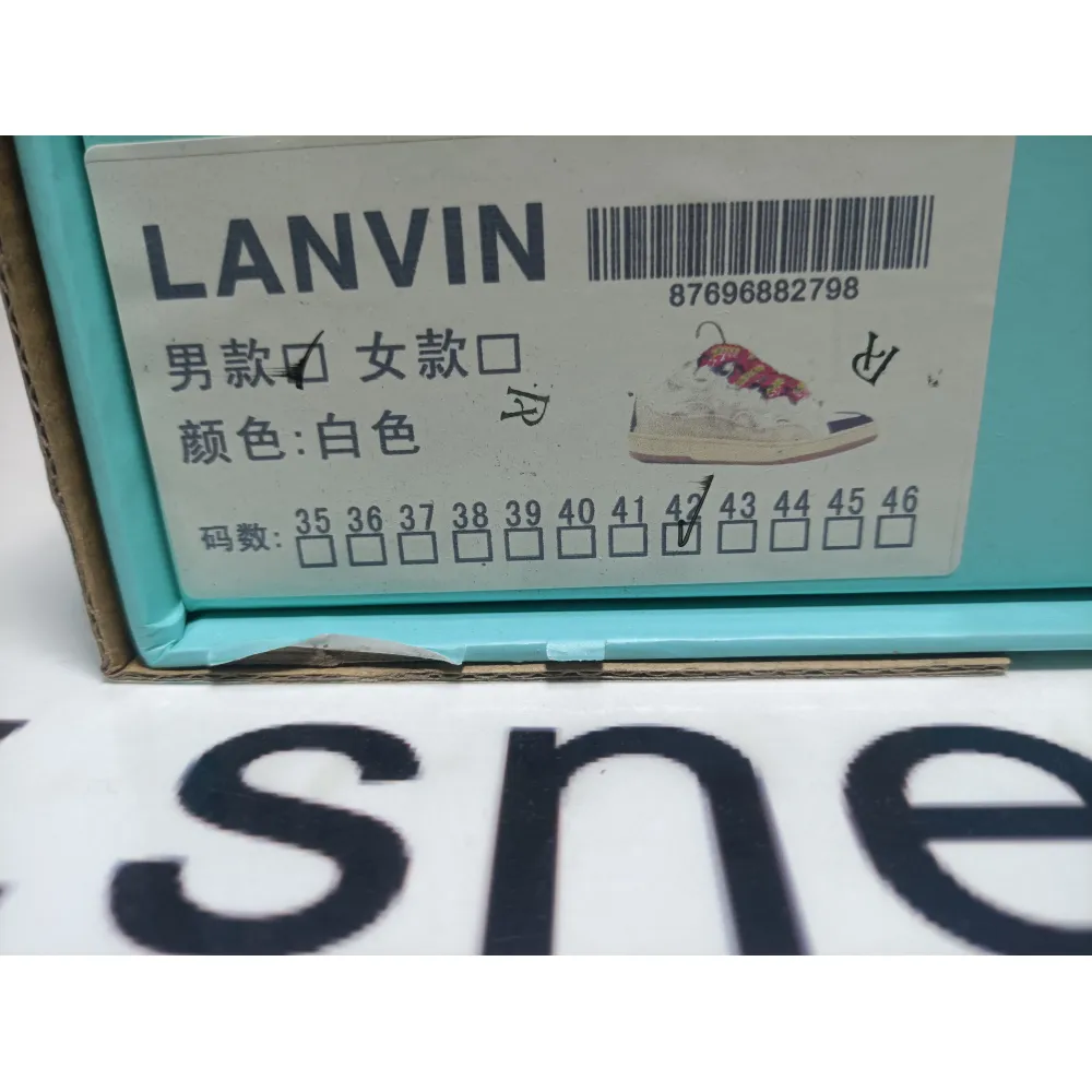 LANVIN White，FM-SKRK11-DRAG-A2000