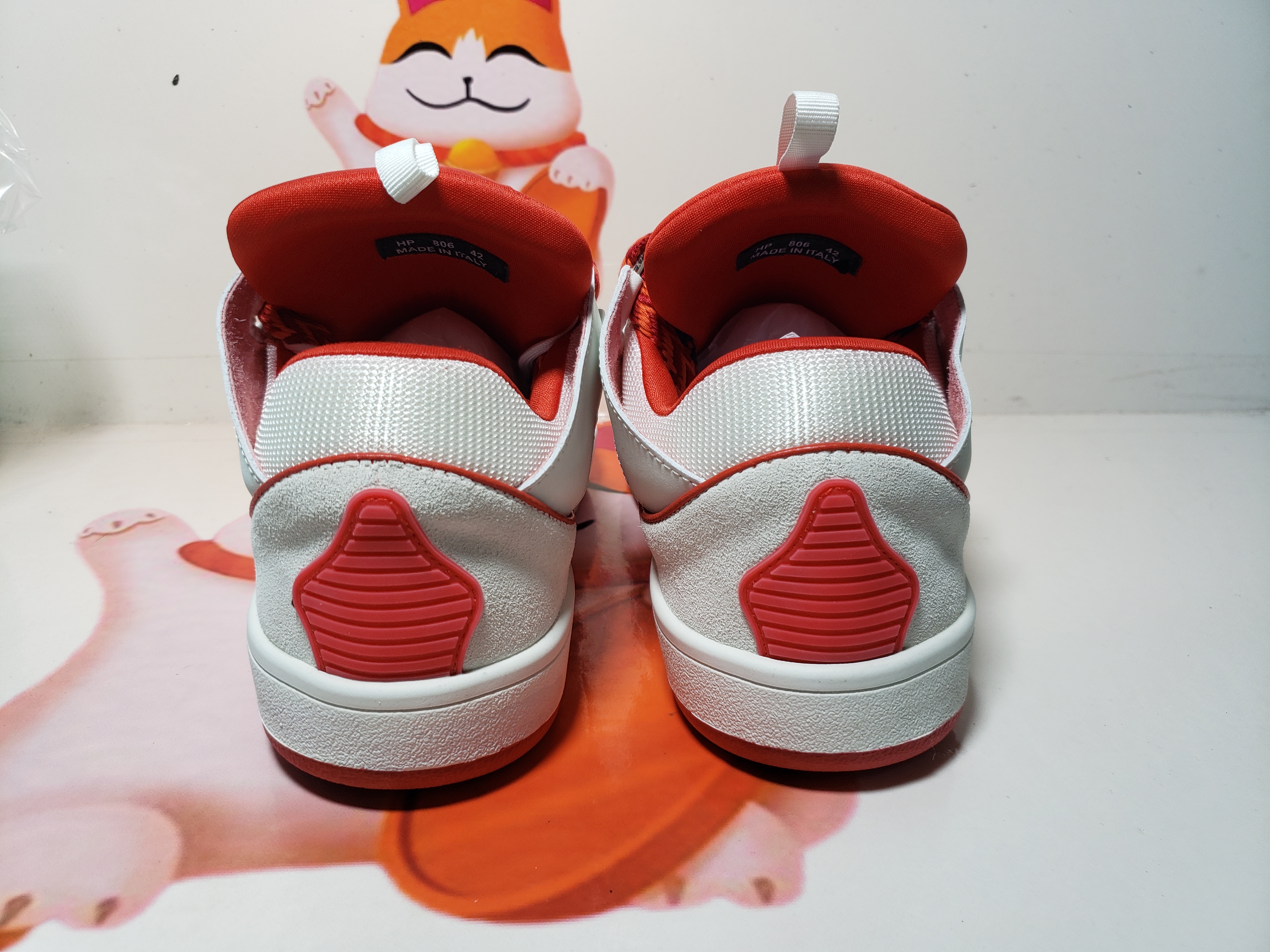 LANVIN White White Red