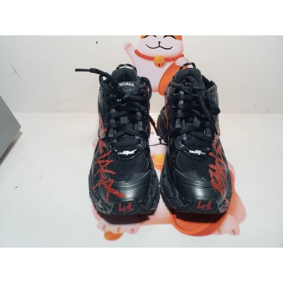 PKGoden Balenciaga Runner Black And Red Characters,677402 W3RB1 0102 02