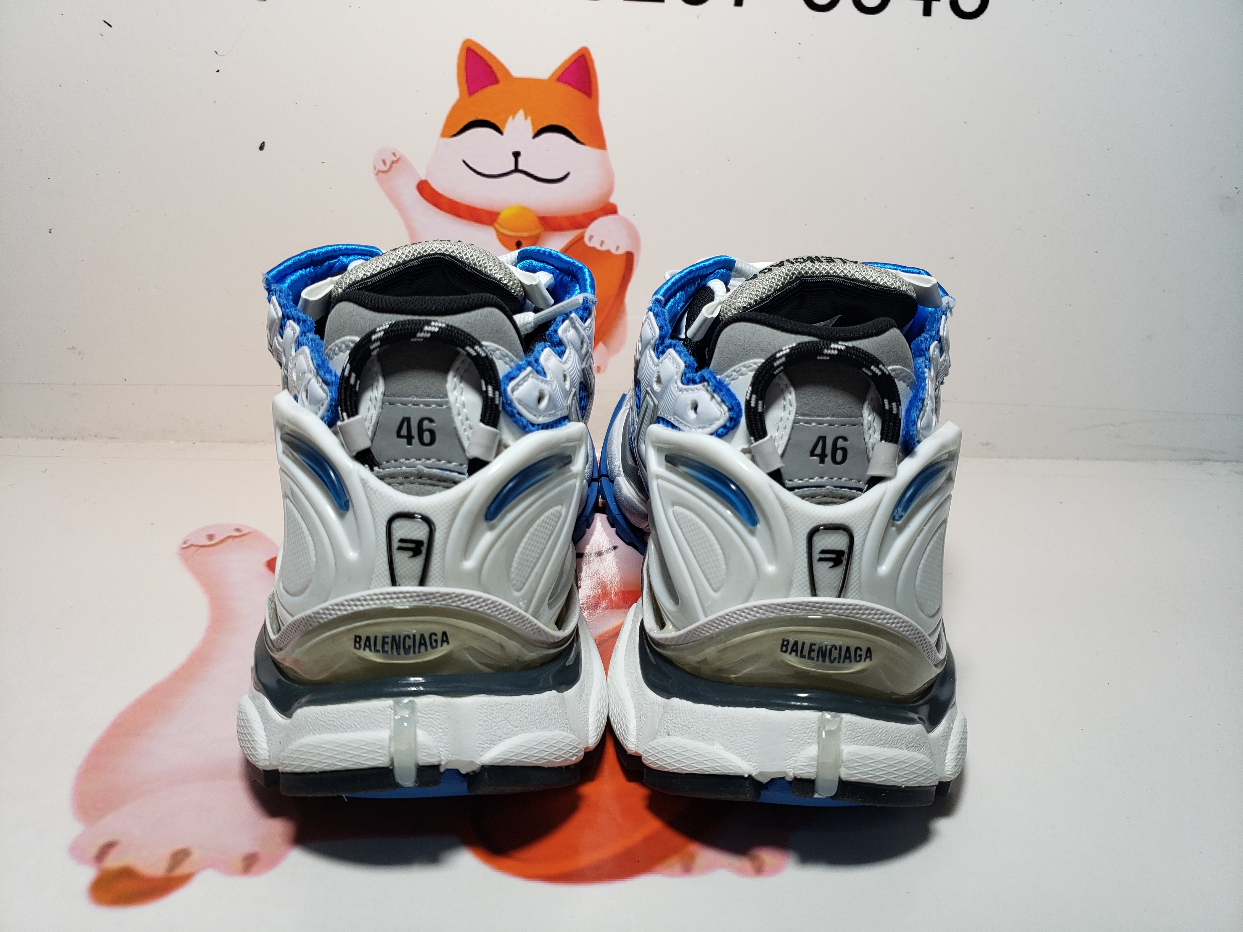 PKGoden PKGoden  Balenciaga Runner White Light Blue 677402 W3RB2 9744