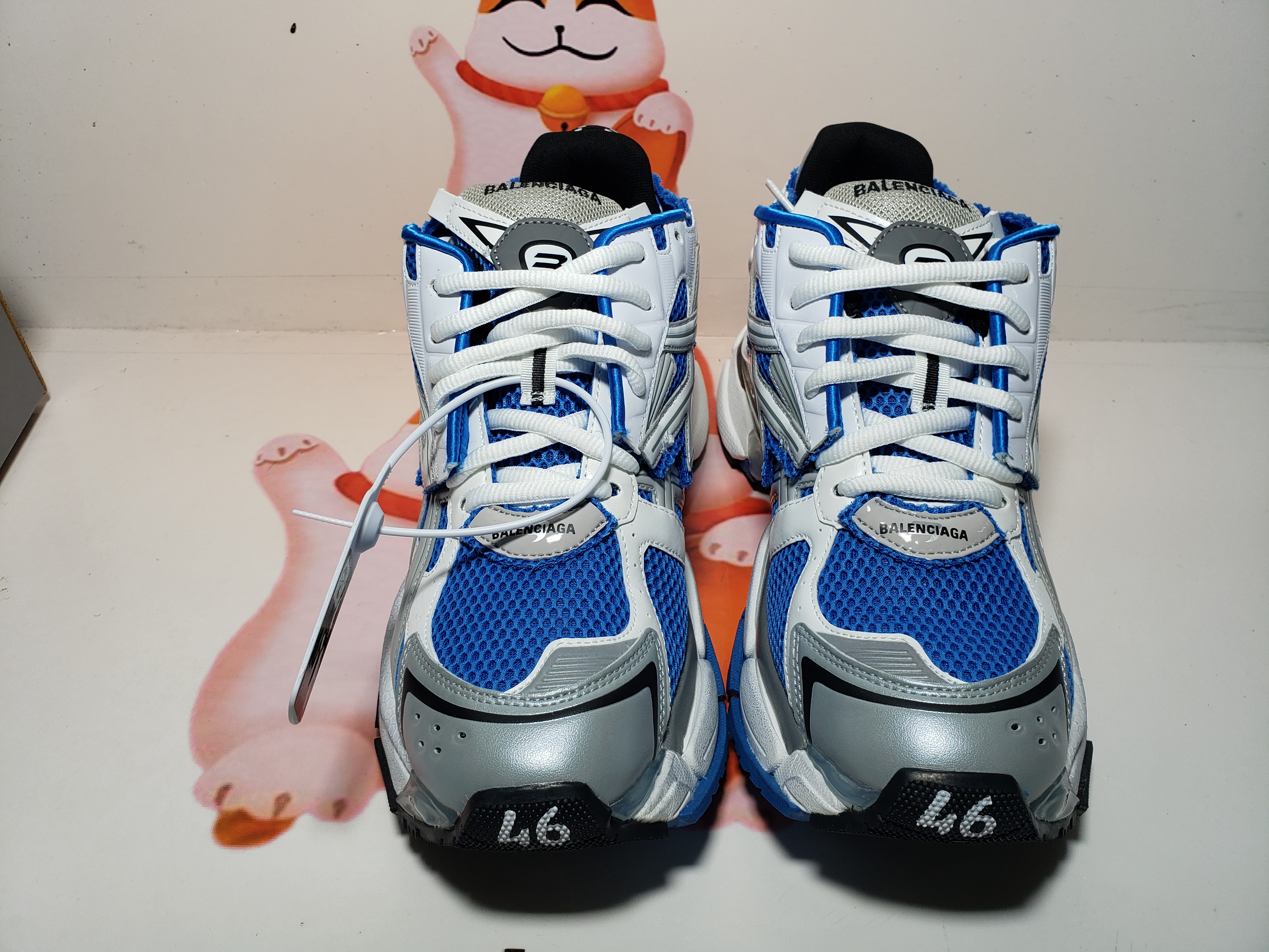 PKGoden PKGoden  Balenciaga Runner White Light Blue 677402 W3RB2 9744