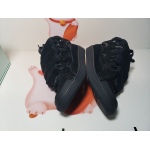 Lanvin Leather Curb Triple Black