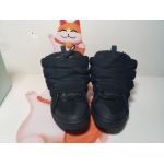 Lanvin Leather Curb Triple Black