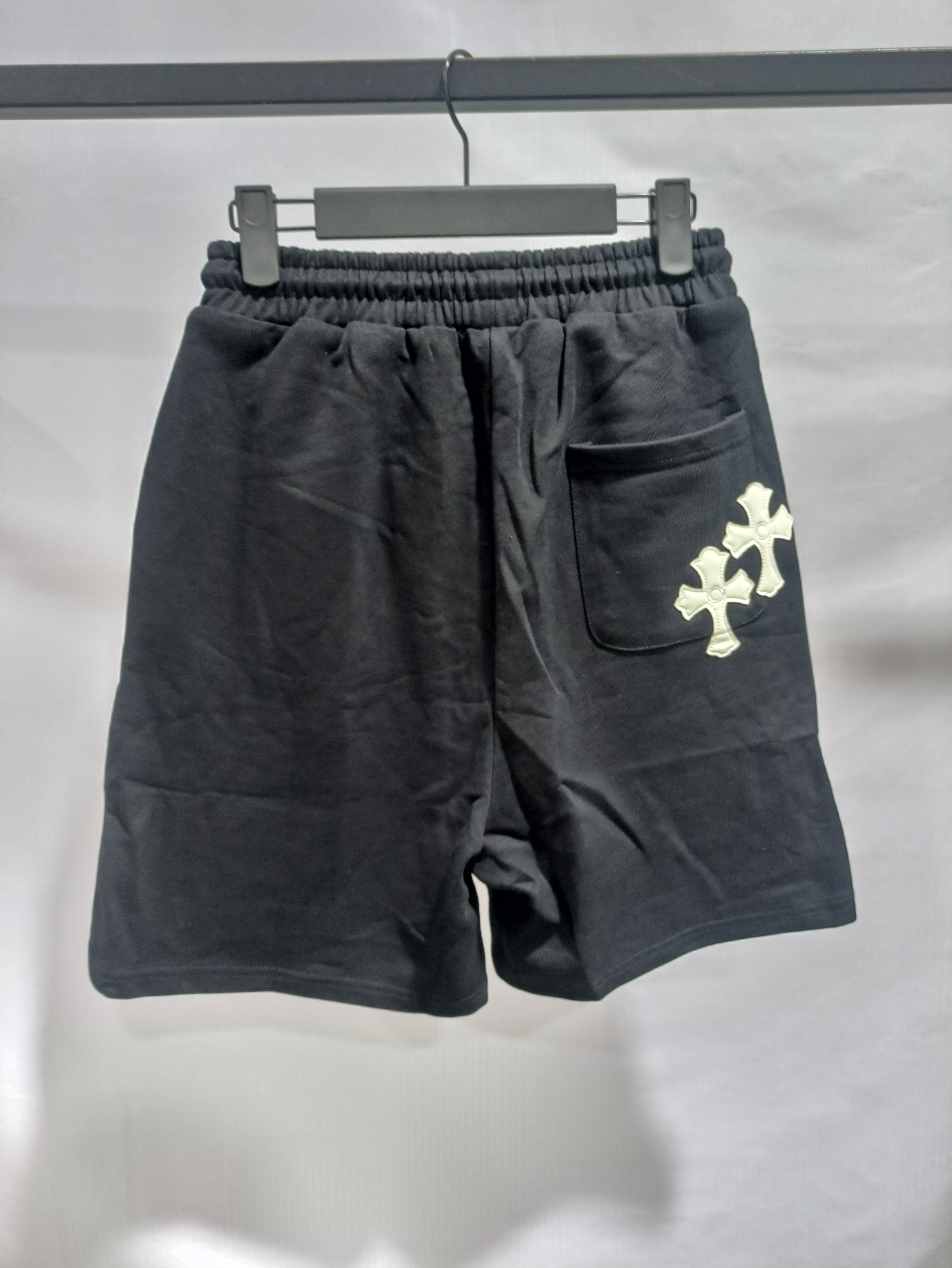 Chrome Hearts horseshoe cross Short Pants black