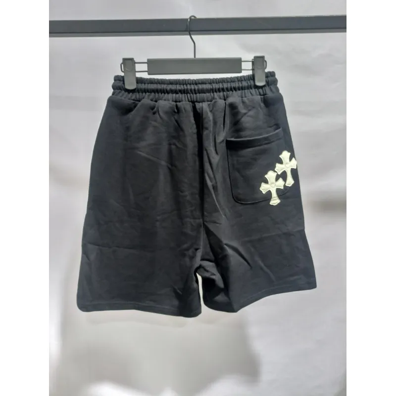 Chrome Hearts horseshoe cross Short Pants black