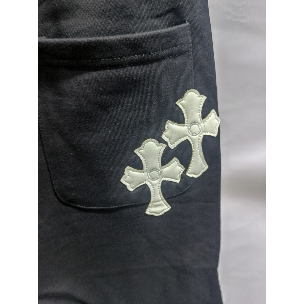 Chrome Hearts horseshoe cross Short Pants black