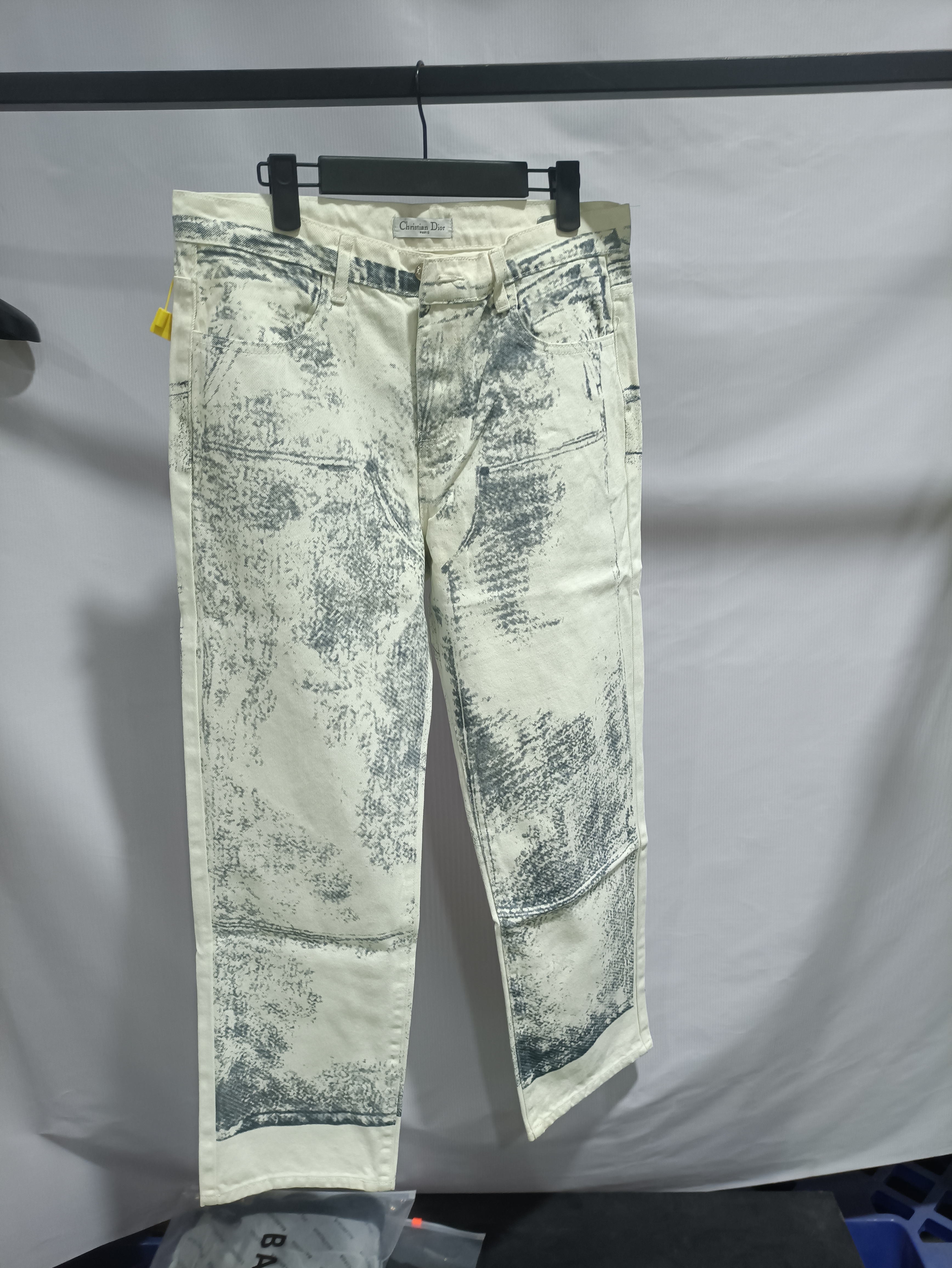 Dior 24Fw ink sketch print Jeans