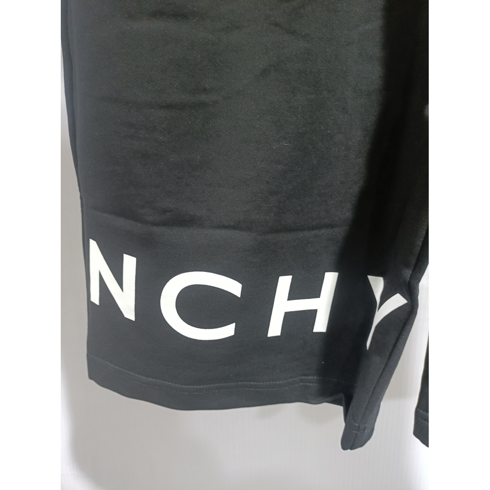 Givenchy-classic letter embroidered quarter shorts pants