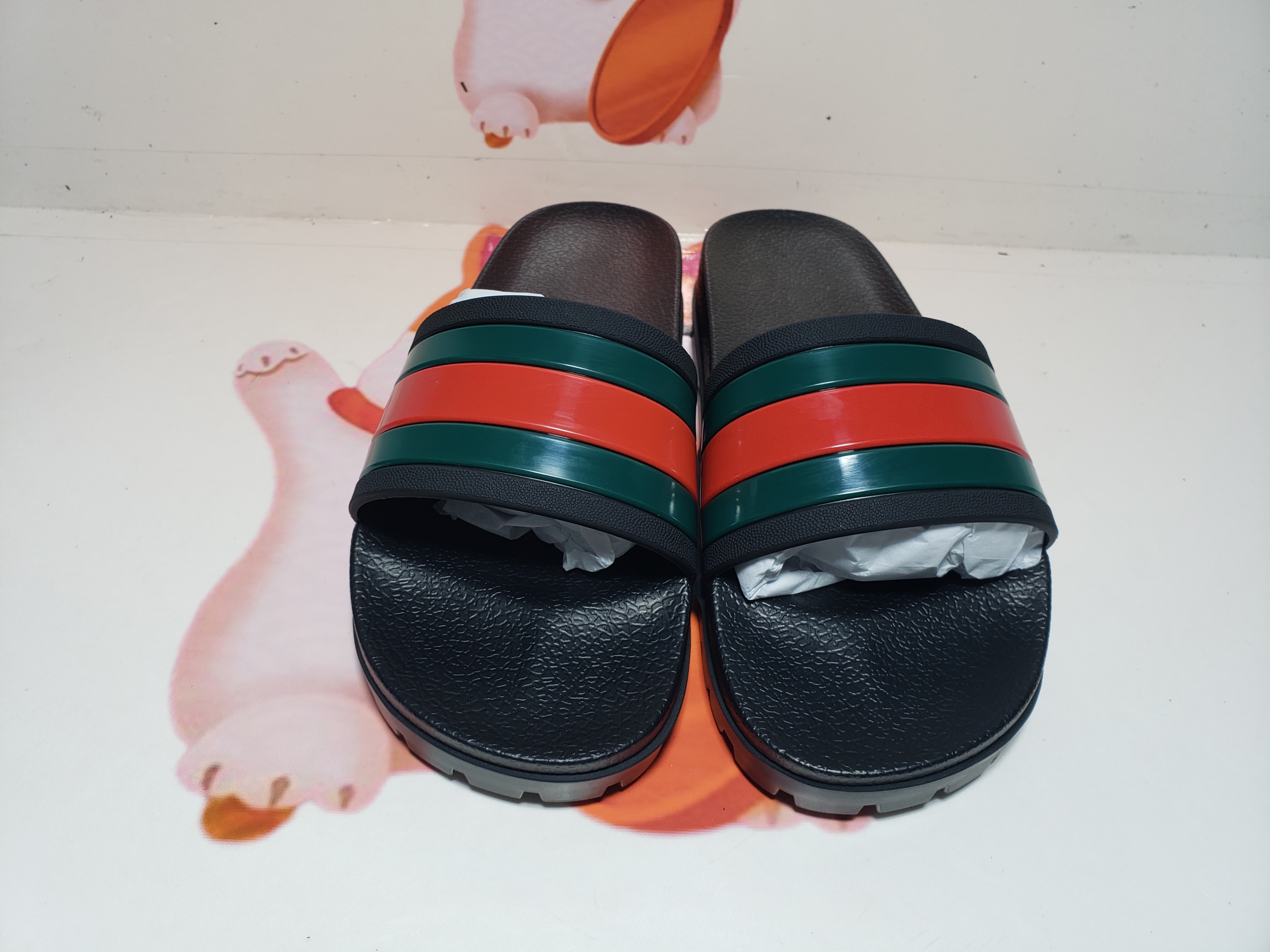 Gucci Web Slide Sandal Black