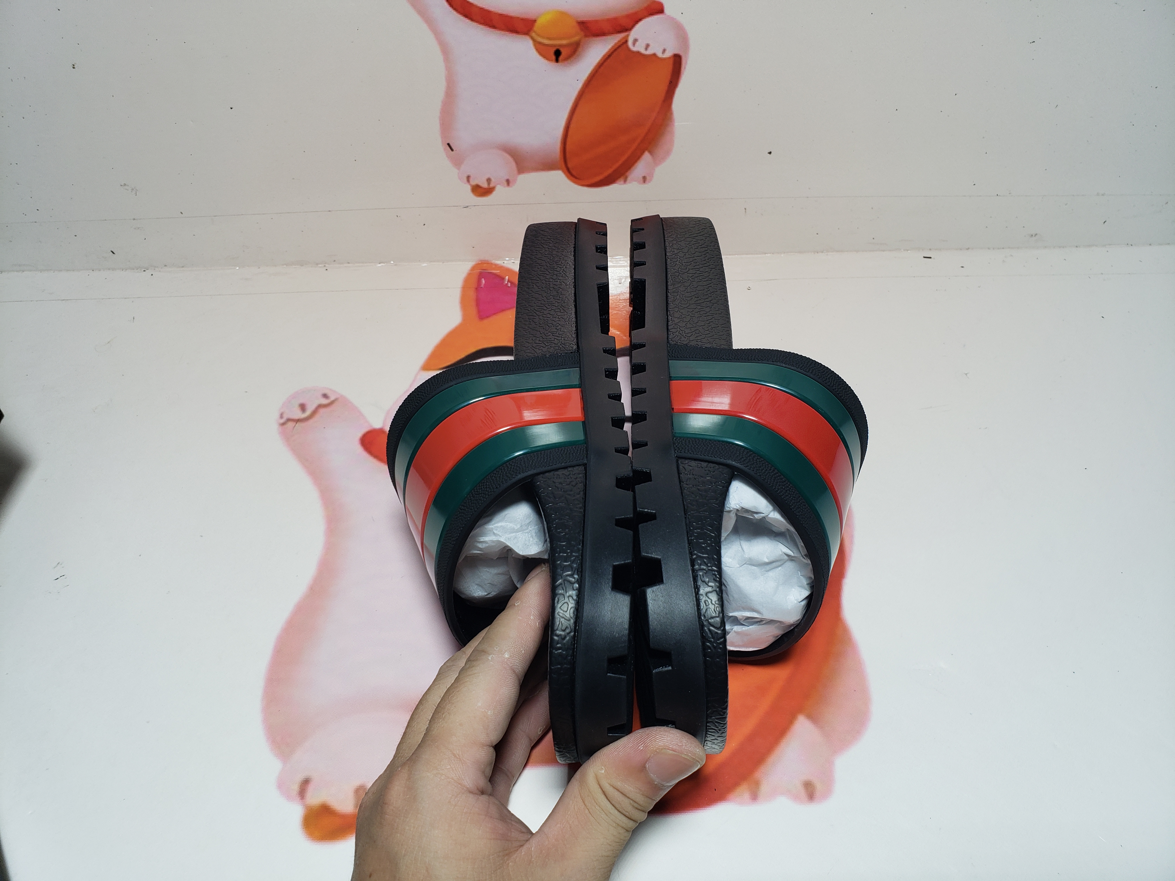 Gucci Web Slide Sandal Black