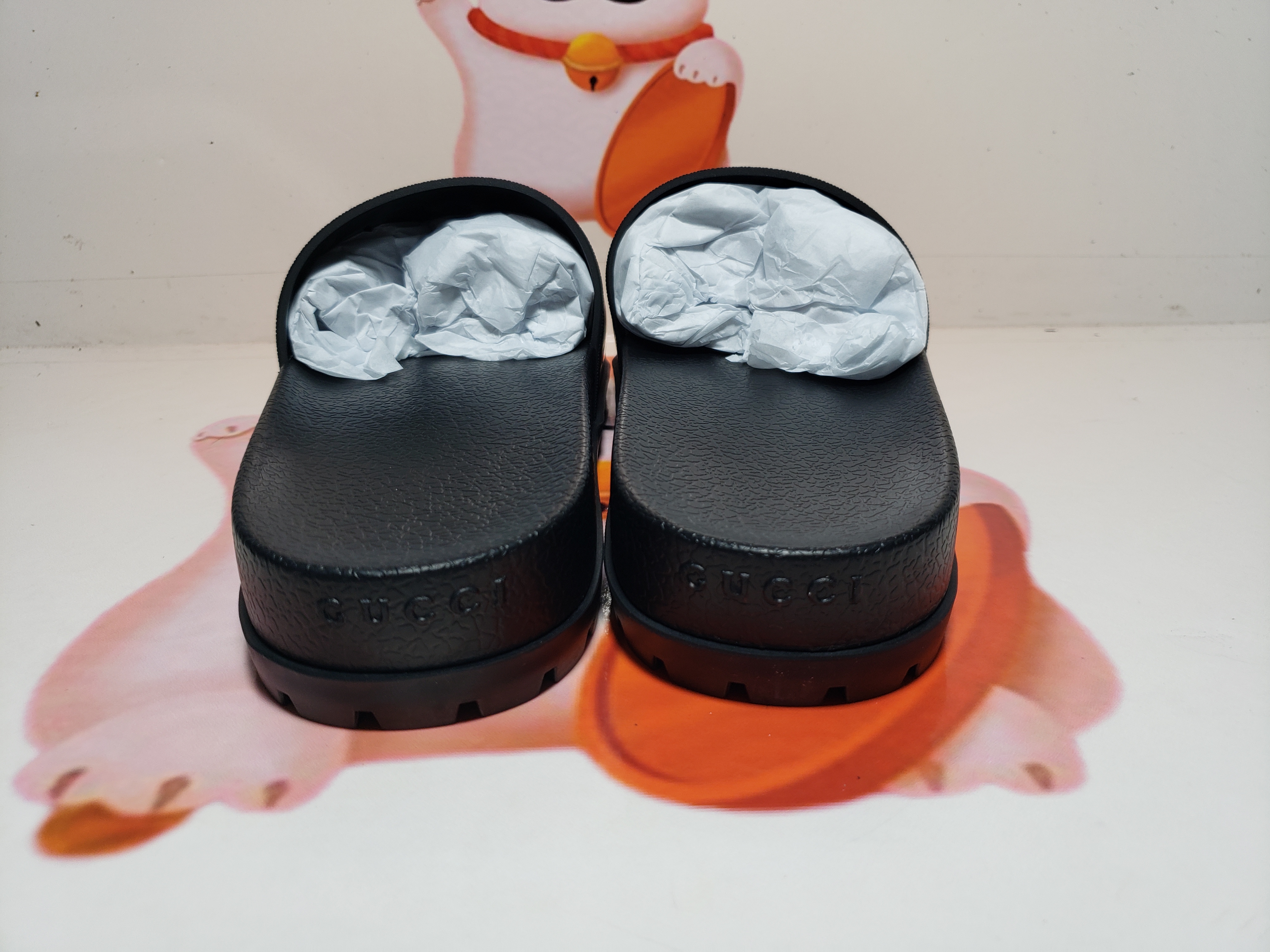 Gucci Web Slide Sandal Black