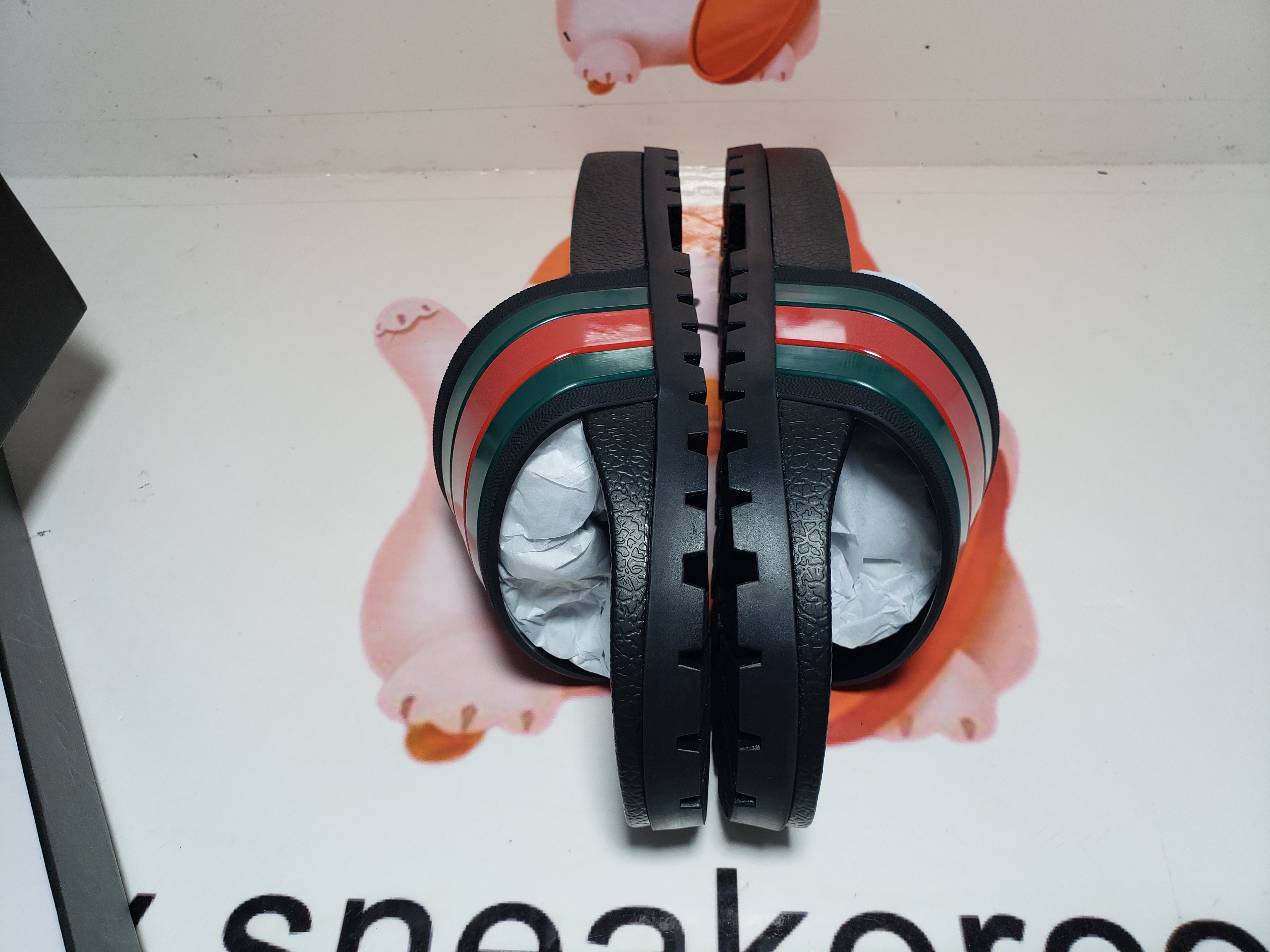 Gucci Web Slide Sandal Black