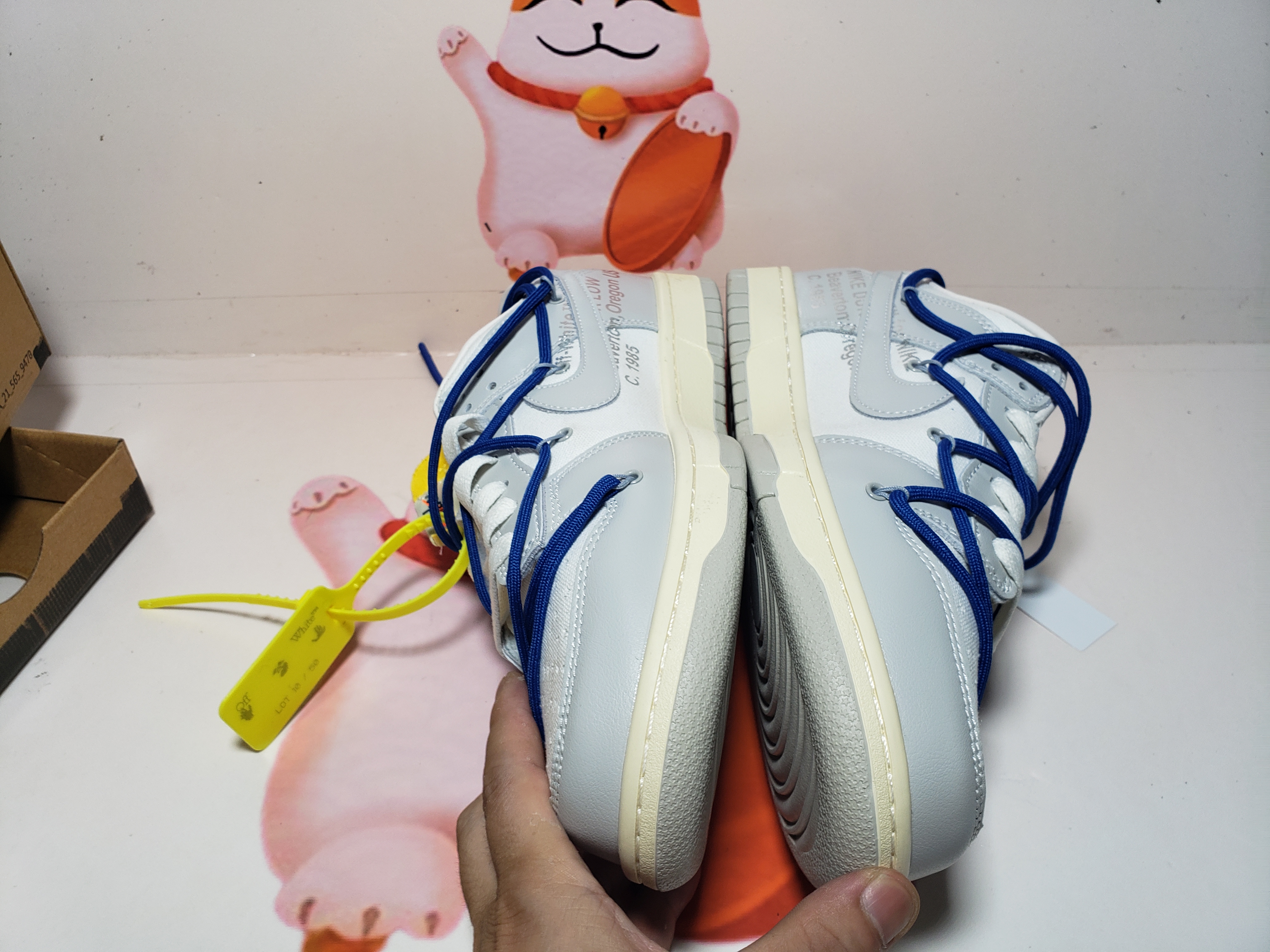 PKGoden Dunk Low Off-White Lot 1 DM1602-112