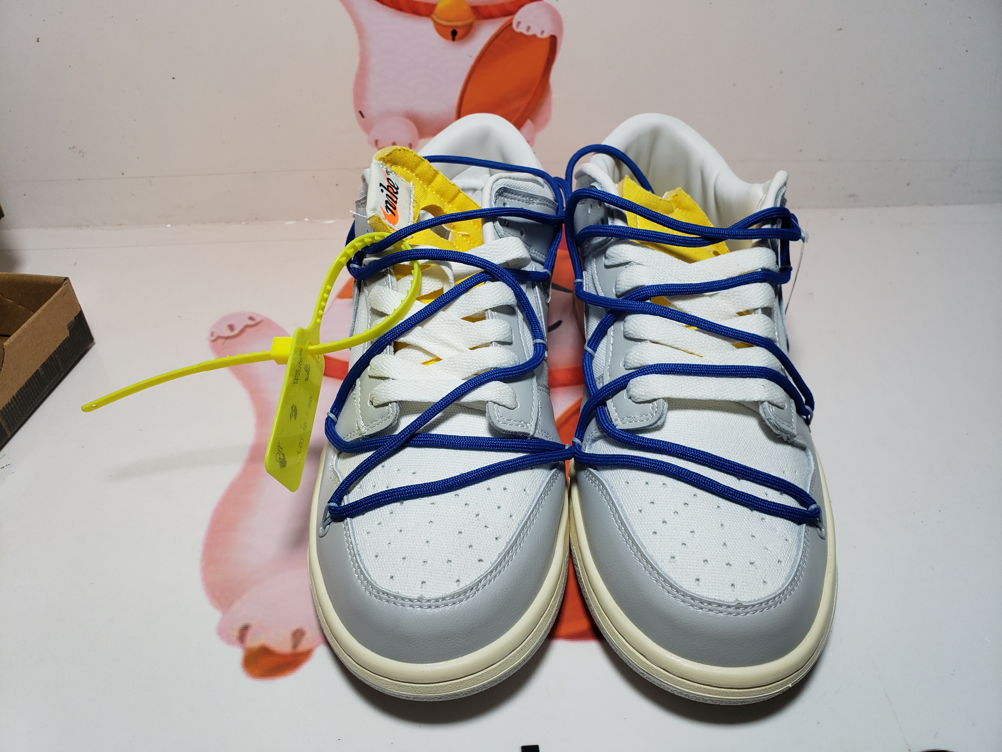 PKGoden Dunk Low Off-White Lot 1 DM1602-112