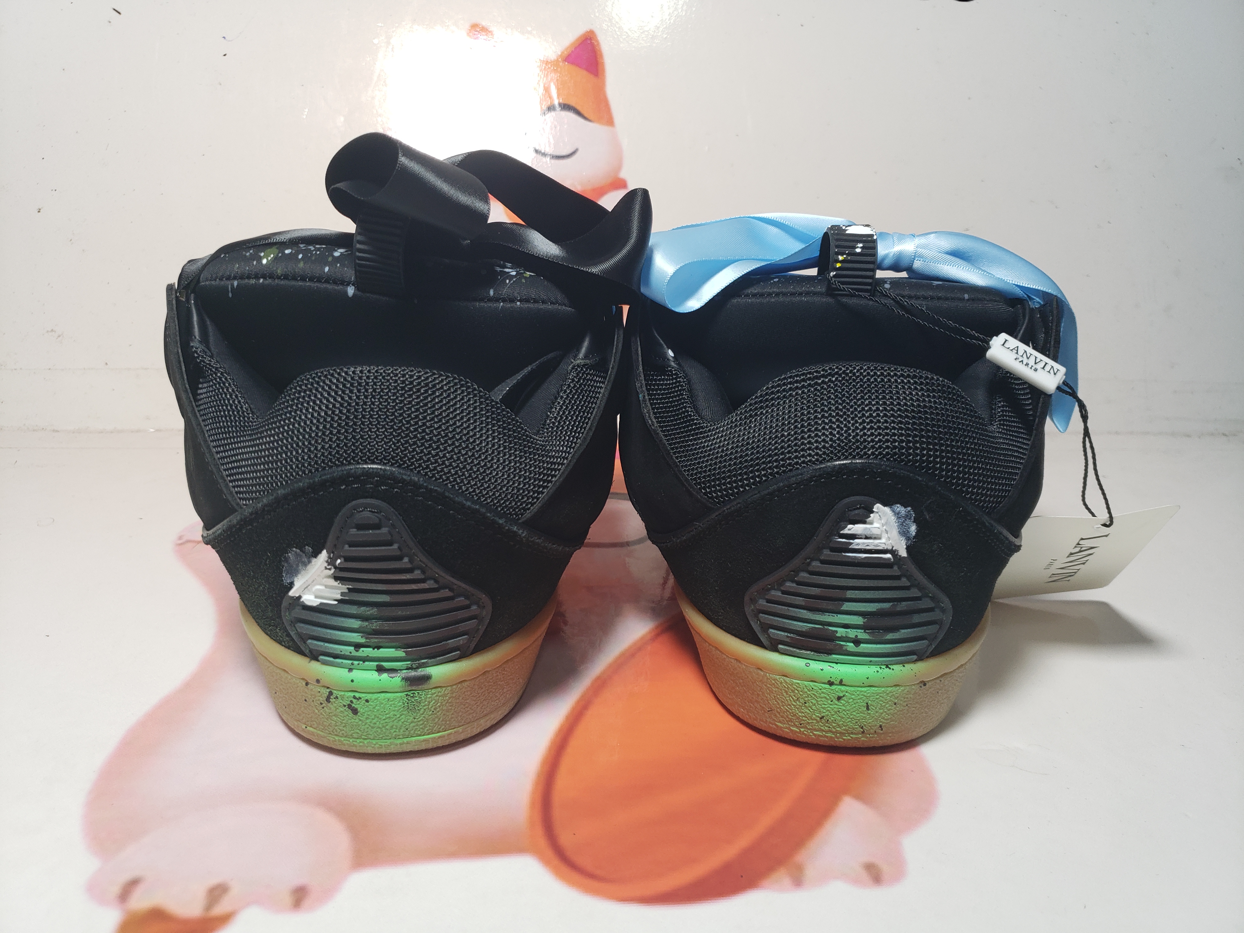 Lanvin Leather Curb Gallery Dept. Black Multi