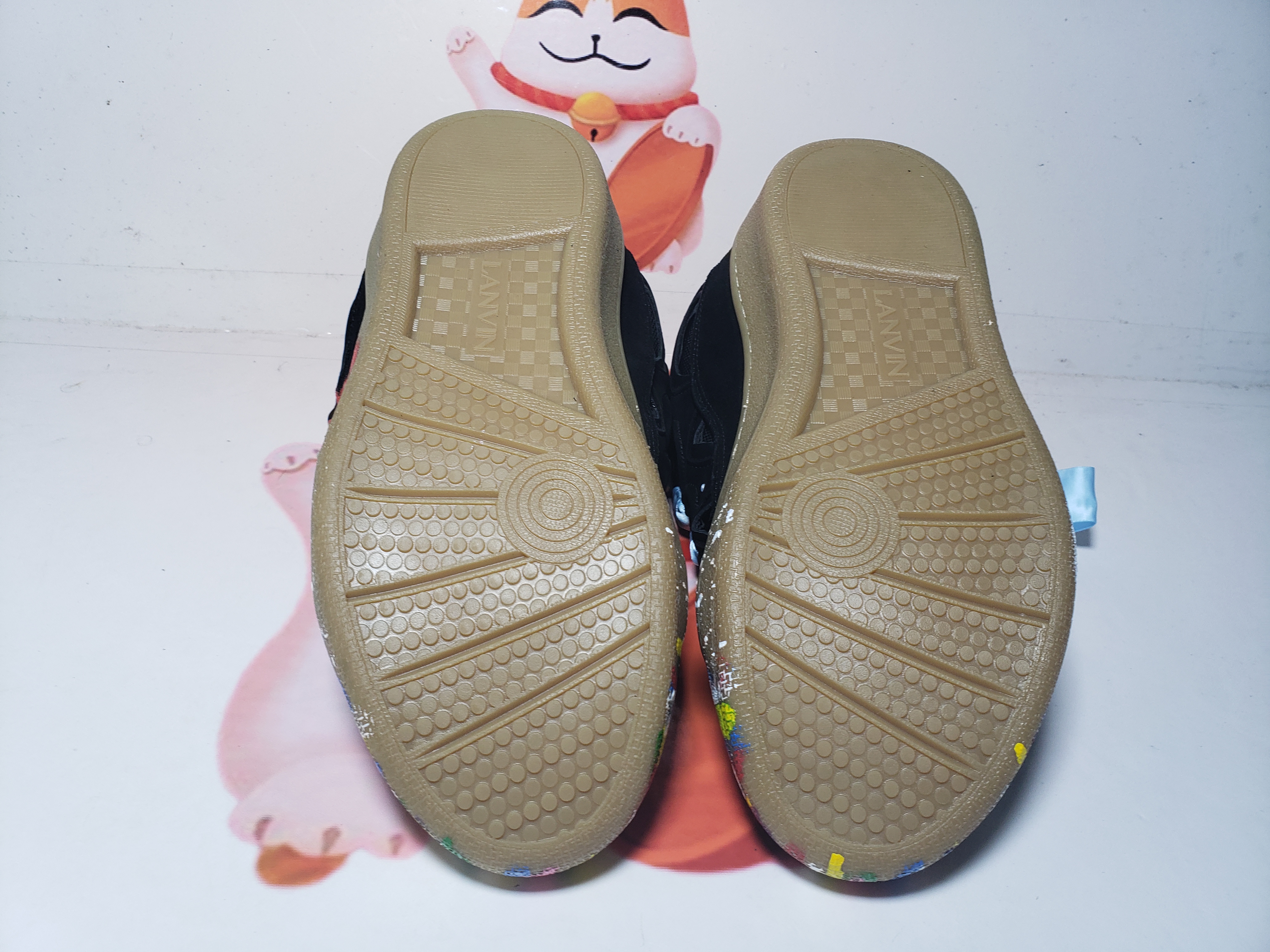 Lanvin Leather Curb Gallery Dept. Black Multi