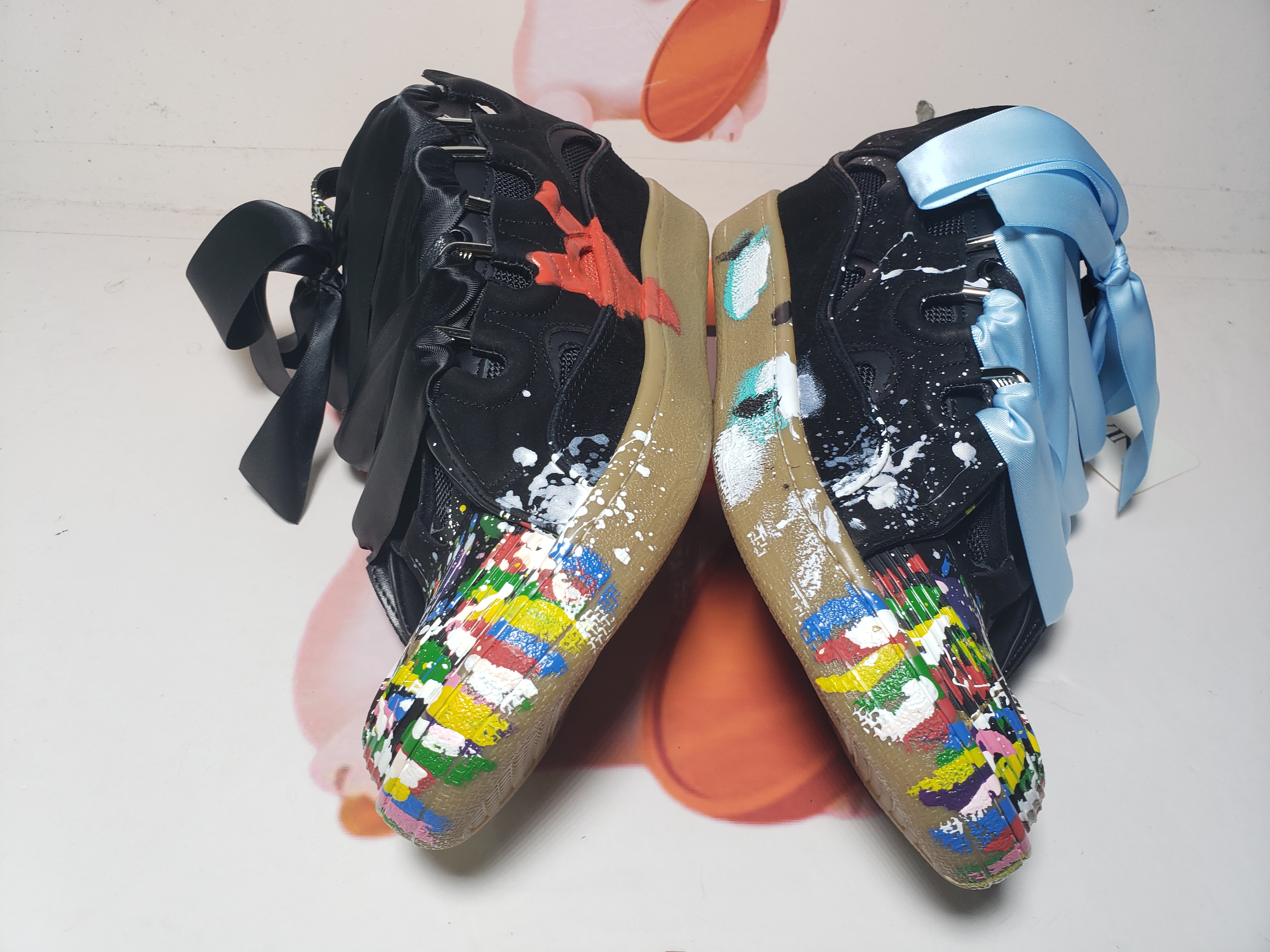 Lanvin Leather Curb Gallery Dept. Black Multi