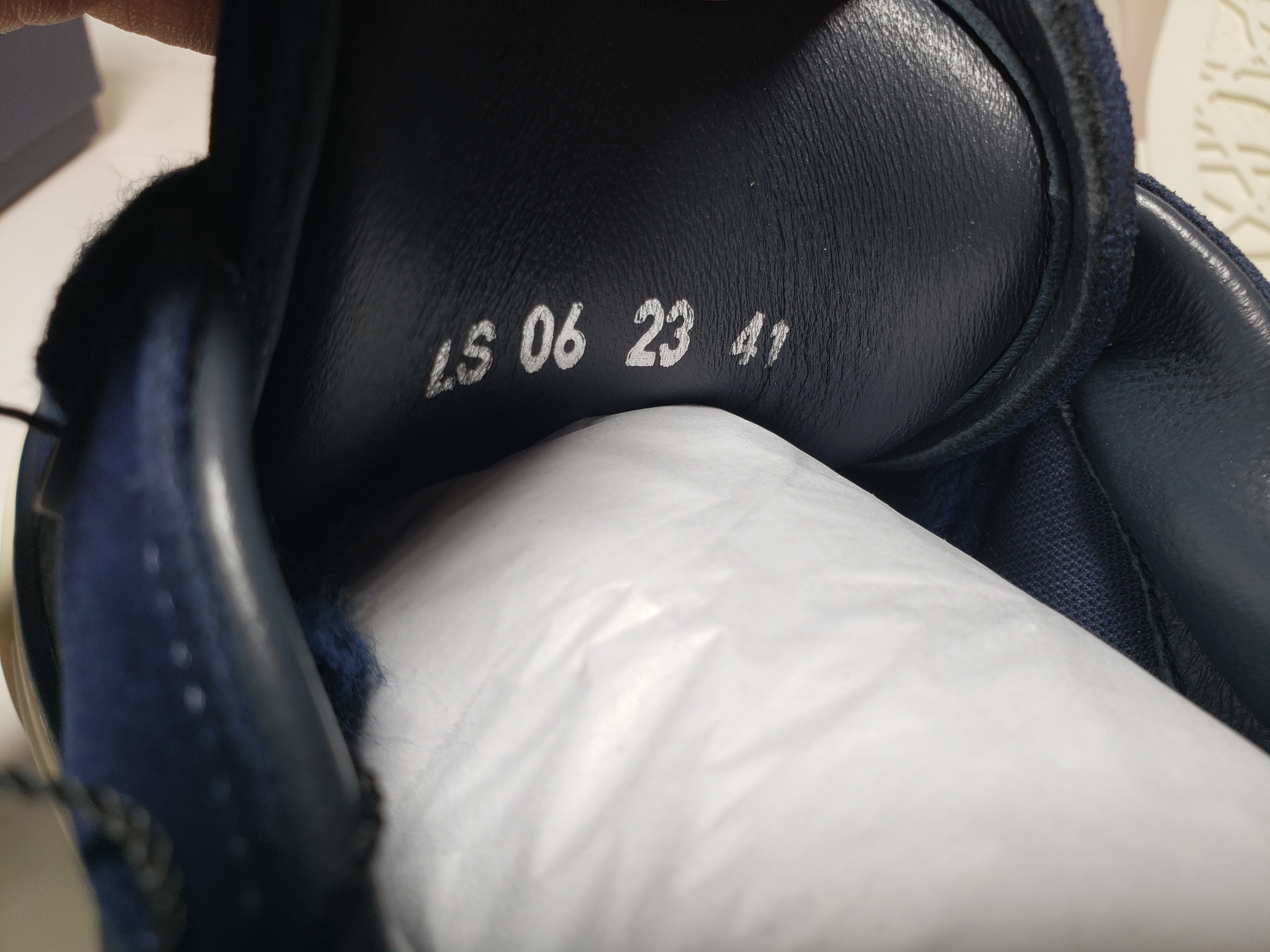 PKGoden Dior B33 Sneaker Dior Tears Blue Denim Peace Sign,  3SN303ZWZ_H565