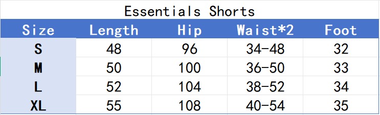 FOG Essentials Shorts Pants K239