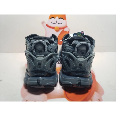 Balenciaga 7th Runner All Black Gray 677402 W3RB2 1515 02