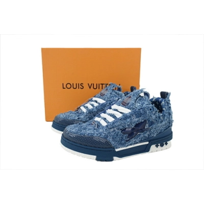 Louis Vuitton LV Skate Plum Blossom Diamond Blue SK8 02