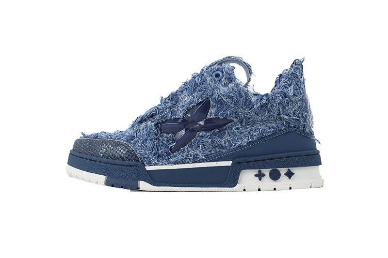 Louis Vuitton LV Skate Plum Blossom Diamond Blue SK8