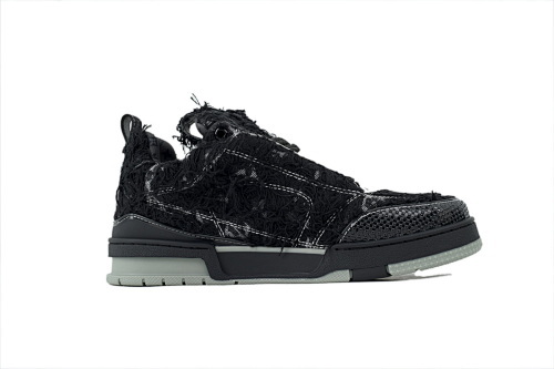 Louis Vuitton LV Skate Plum Blossom Drill in Black SK8