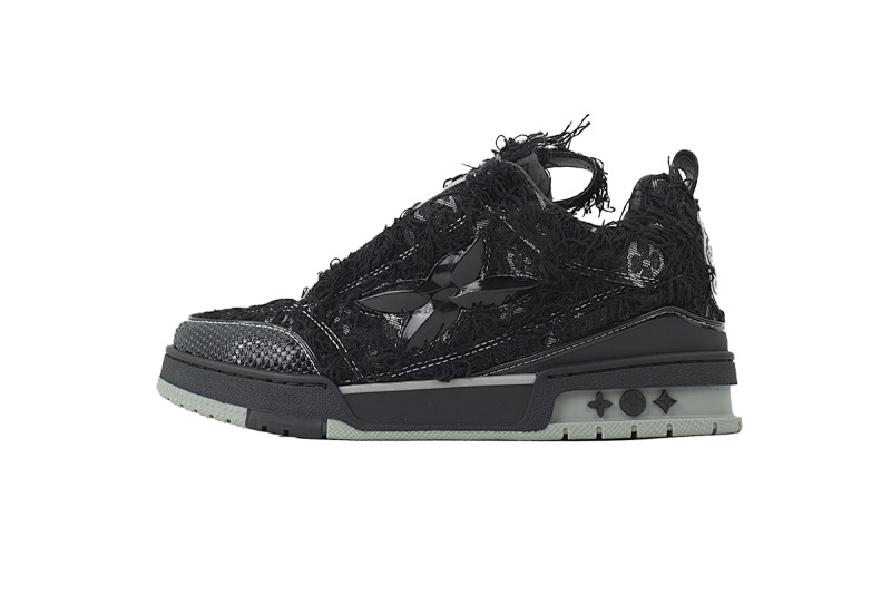 Louis Vuitton LV Skate Plum Blossom Drill in Black SK8