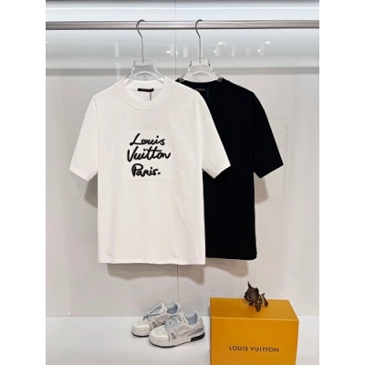 Louis Vuitton T-Shirt Black/White H1403 01