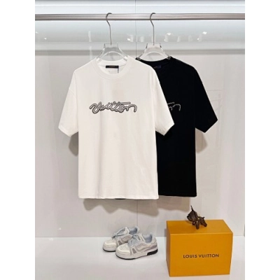 Louis Vuitton T-Shirt Black/White H140 01