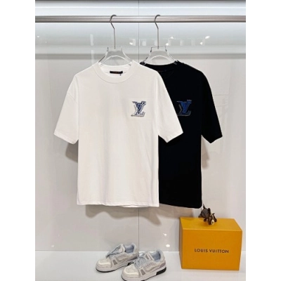 Louis Vuitton T-Shirt Black/White H1405 01
