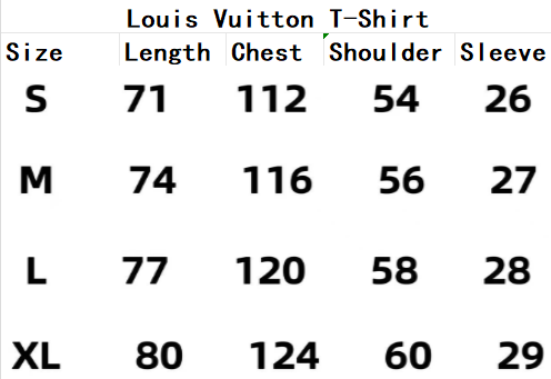 Louis Vuitton T-Shirt Black/White/Blue H130 L26601