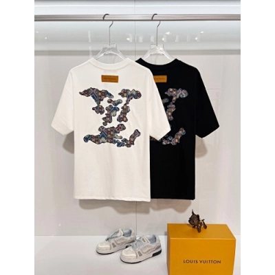 Louis Vuitton T-Shirt Black/White H1406 01
