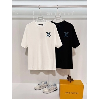 Louis Vuitton T-Shirt Black/White H1406 02