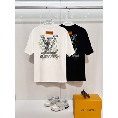 Louis Vuitton T-Shirt Black/White H1410 01