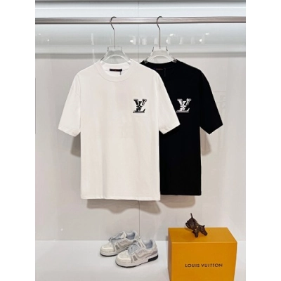 Louis Vuitton T-Shirt Black/White H1411 02