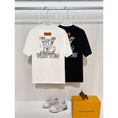 Louis Vuitton T-Shirt Black/White H1411 01