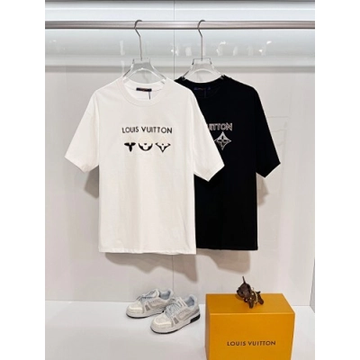 Louis Vuitton T-Shirt Black/White H1412 01