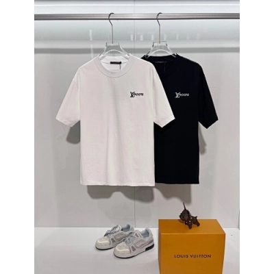 Louis Vuitton T-Shirt Black/White H1503 02