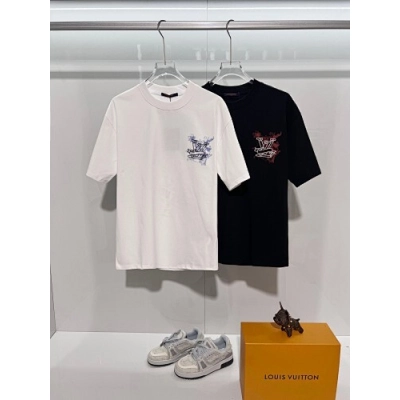 Louis Vuitton T-Shirt Black/White H1504 02