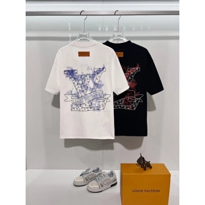 Louis Vuitton T-Shirt Black/White H1504 01