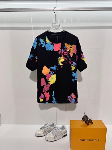 Louis Vuitton T-Shirt Black/White H1505