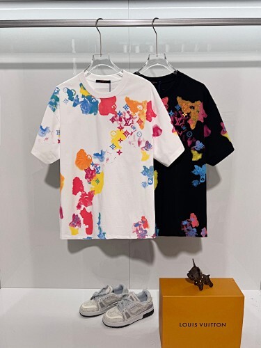 Louis Vuitton T-Shirt Black/White H1505