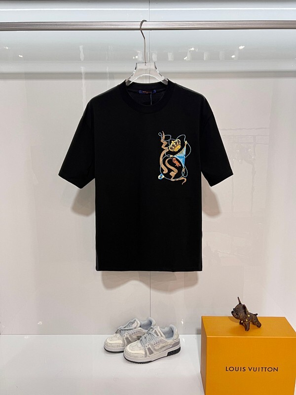 Louis Vuitton T-Shirt Black/White H1409