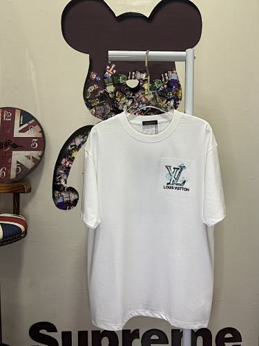 Louis Vuitton T-Shirt Black/White/Blue H130 L26601