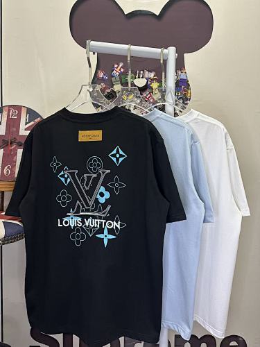 Louis Vuitton T-Shirt Black/White/Blue H130 L26601