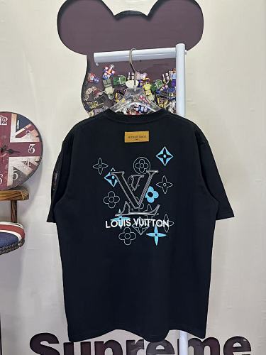 Louis Vuitton T-Shirt Black/White/Blue H130 L26601